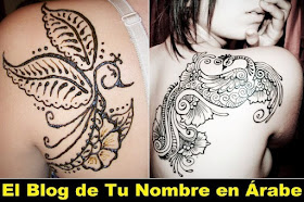 tatuajes de henna con diseño