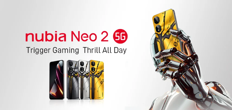 MWC 2024: nubia Neo 2 5G launched w/ Shoulder Triggers, 120Hz display, 2.7GHz 8-core chip!