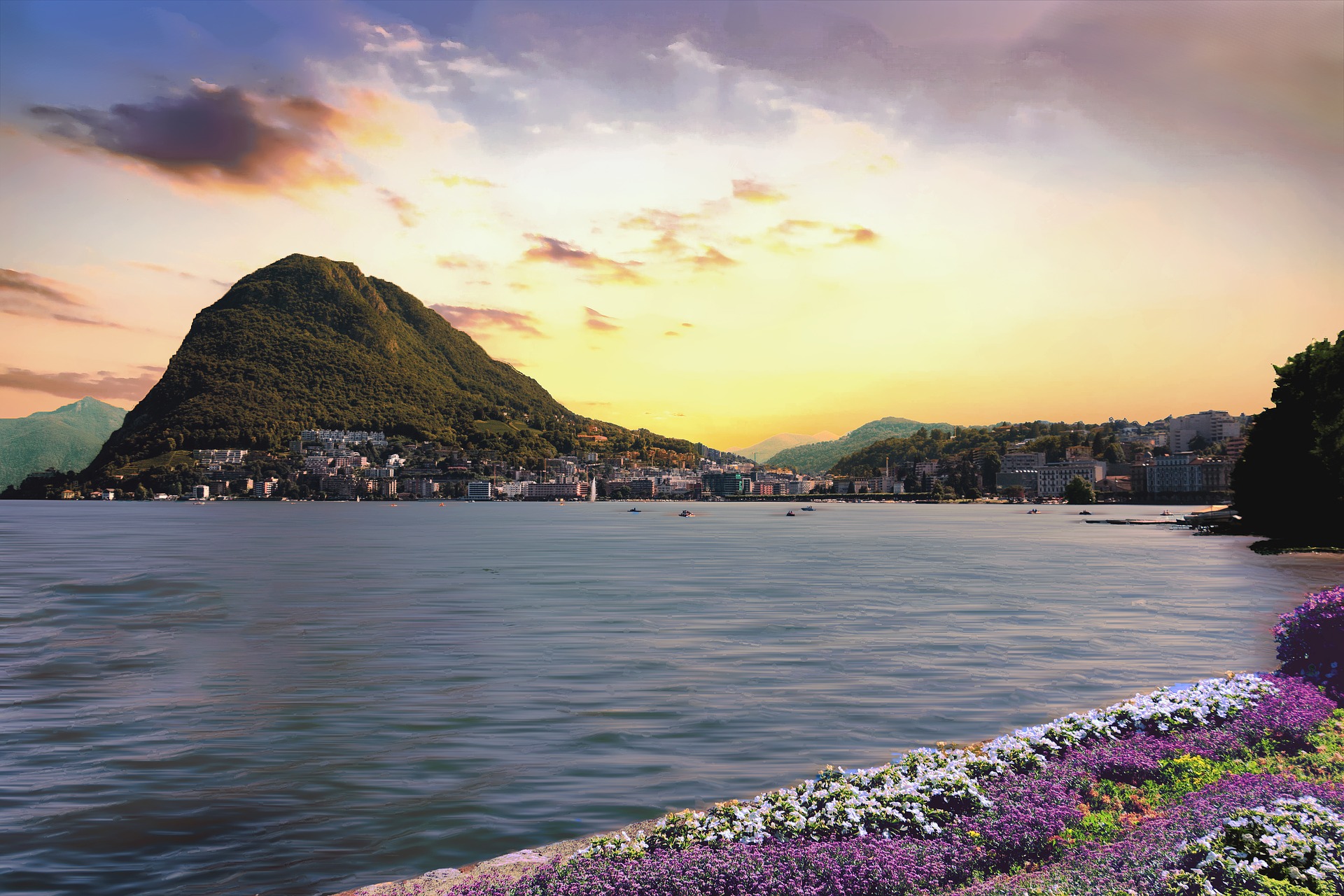 Lake Lugano Switzerland