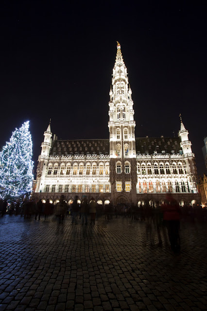 Spettacolo di luci e suoni alla Grande Place-Bruxelles