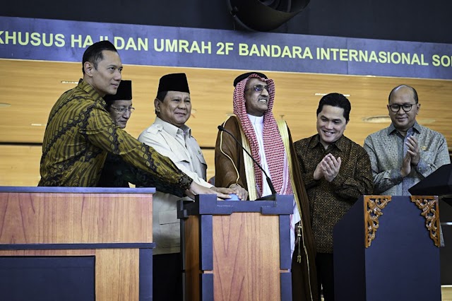 Presiden Prabowo Resmikan Terminal Khusus Haji dan Umrah 2F Bandara Soekarno-Hatta  