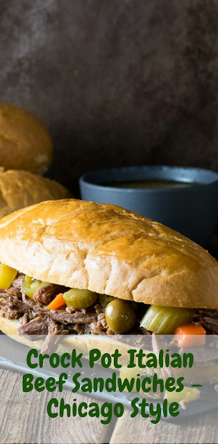 Crock Pot Italian Beef Sandwiches