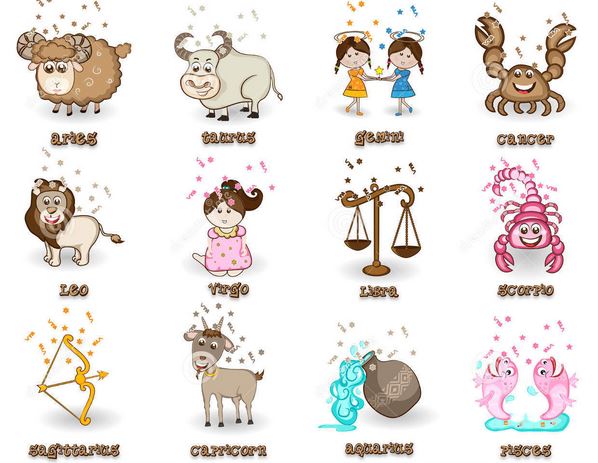 GAMBAR KARTUN ZODIAK LUCU DP Horoskop Funny Zodiacs 