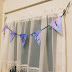 DIY Watercolor Triangle Banner