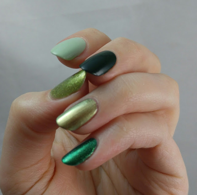 Green nails for St Patrick's Day