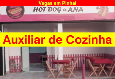 Vaga para Auxiliar de Cozinha em Pinhal