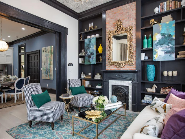 Property Brothers New Orleans pictures of renovated living room