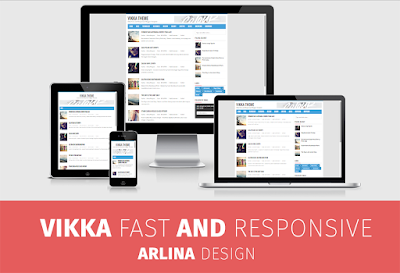 Template SEO Friendly GRATIS VIKKA FAST.