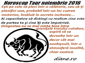 Taur noiembrie 2016