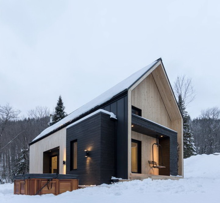 Rumah Minimalis Scandinavian Tampak Exterior