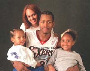  Allen Iverson with Wife