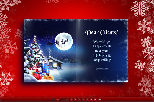 Christmas .E.Cards Free Download  ambrella design