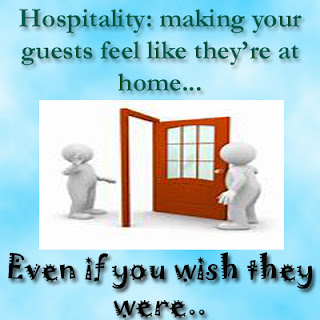 Funny Quotes Hospitality making your guests