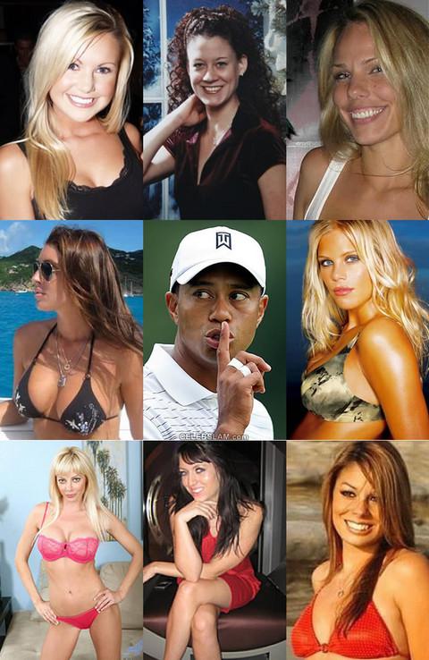 tiger woods mistresses pictures. Eight Mistresses, Tiger a