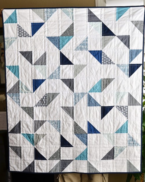 Cloudy Day Baby Quilt - Tutorial