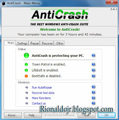 Download software untuk memperbaiki crash / hang pada komputer
