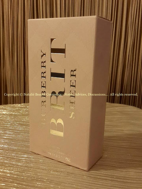 BURBERRY BRIT SHEER (2015) BY BURBERRY PERSONAL REVIEW AND PHOTOS NATALIE BEAUTE