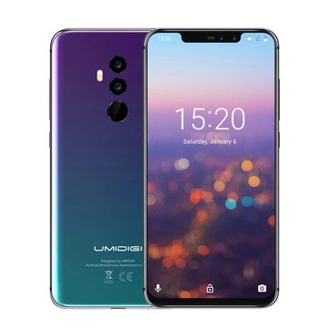 UMIDIGI Z2 Pro Global Bands 6.2 Inch NFC 6GB RAM 128GB ROM Helio P60 Octa Core 4G Smartphone 