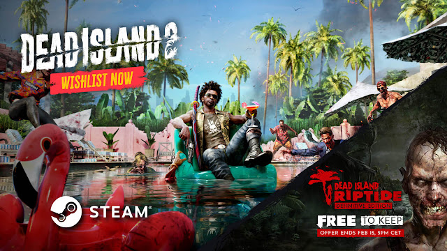 dead island 2 steam pc release date april 22, 2024 di2 action role-playing game dambuster studios deep silver epic games store exclusivity ends riptide free now