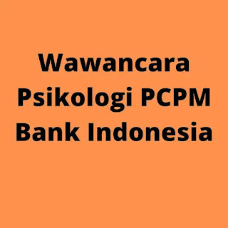 Soal pcpm bank Indonesia