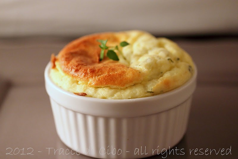 SOUFFLE DELICATO DI RICOTTA AL PROFUMO DI TIMO