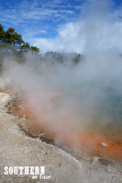 The Champagne Pool at Wai-O-Tapu Thermal Wonderland New Zealand