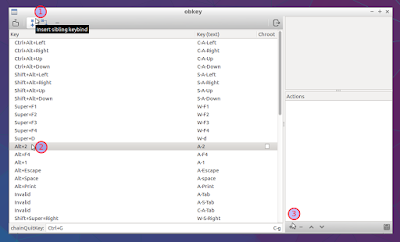 Obkey keyboard shortcuts Lubuntu (Openbox)