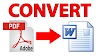 PDF Convertor - Convert PDF To Editable Word Document (pdf to docx)