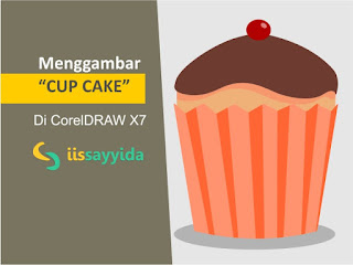 Tutorial Coreldraw x7 cara menggambar Cup Cake