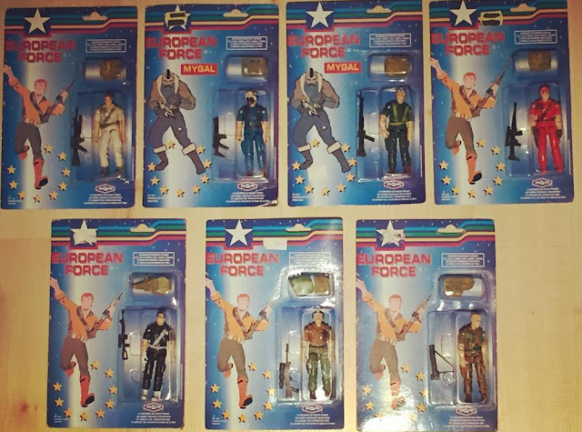 European Force, France, Bootlegs, MyGal, Tonnerre, Mirage, Le Colonel, Thomis, Scorpion, Longue Vue, Eclair, Acarie, MOC, Carded, Rendon, Mains Dancier, Commando