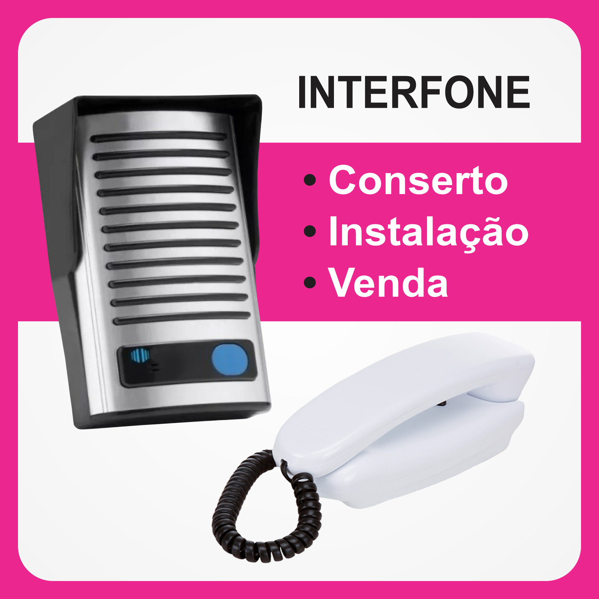 Conserto, Instalação e Venda de Interfone em Mogi das Cruzes/SP