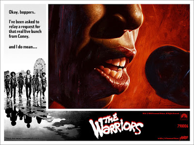 The Warriors Movie Poster Screen Print by Jason Edmiston x Mondo