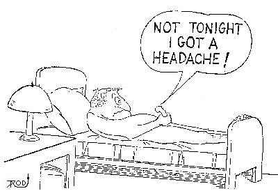 porn cartoon: jerking headache