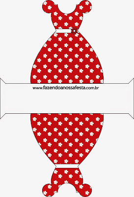  Japanese Style Party Free Printable Dress Box.