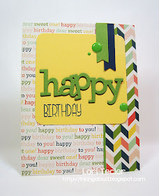 Happy Birthday-designed by Lori Tecler-Inking Aloud-stamps and dies from WPlus9