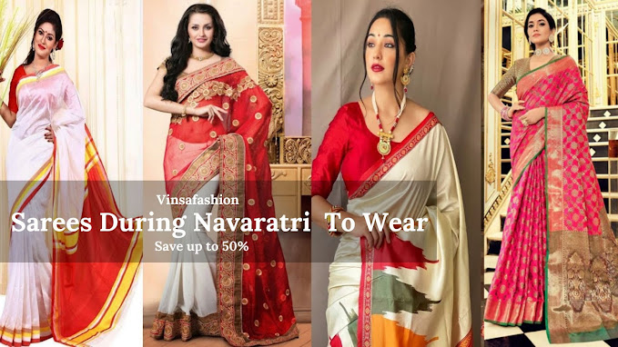 Saree During Navratri Wear