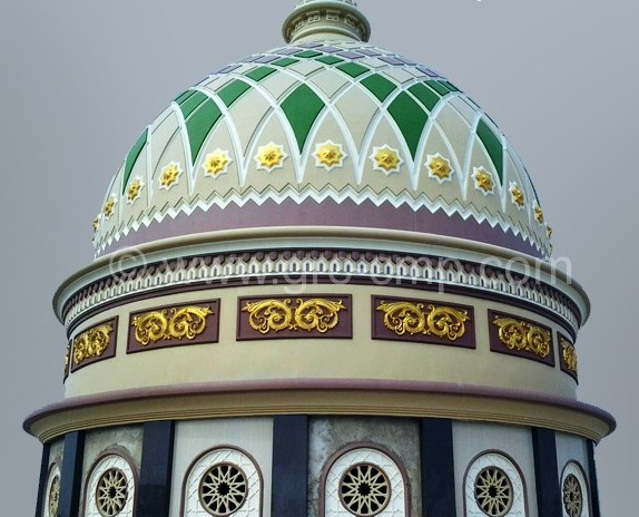 53 Contoh  Gambar Kubah Masjid Mushola  Minimalis  Terbaru 