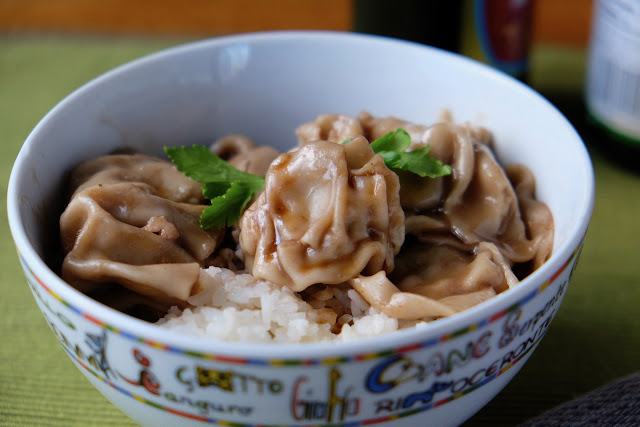 image of bowl of Pork and Leek Dumplings