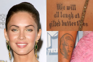 Megan Fox Tattoos, Tattooing