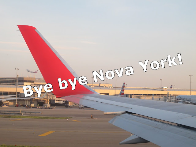 Bye bye Nova York, vídeo de despedida, voo LATAM!