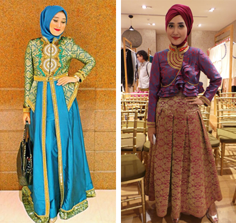 15 Contoh Gambar Model Baju  Bahan Songket  Terbaru 2019