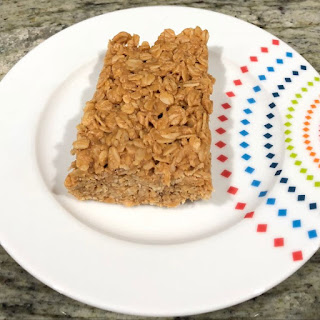 3 INGREDIENT PEANUT BUTTER OAT  SQUARES 