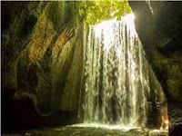 hidden canyon and waterfall