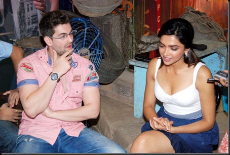 Deepika and Neil at Lafangey Parindey Movie press meet2