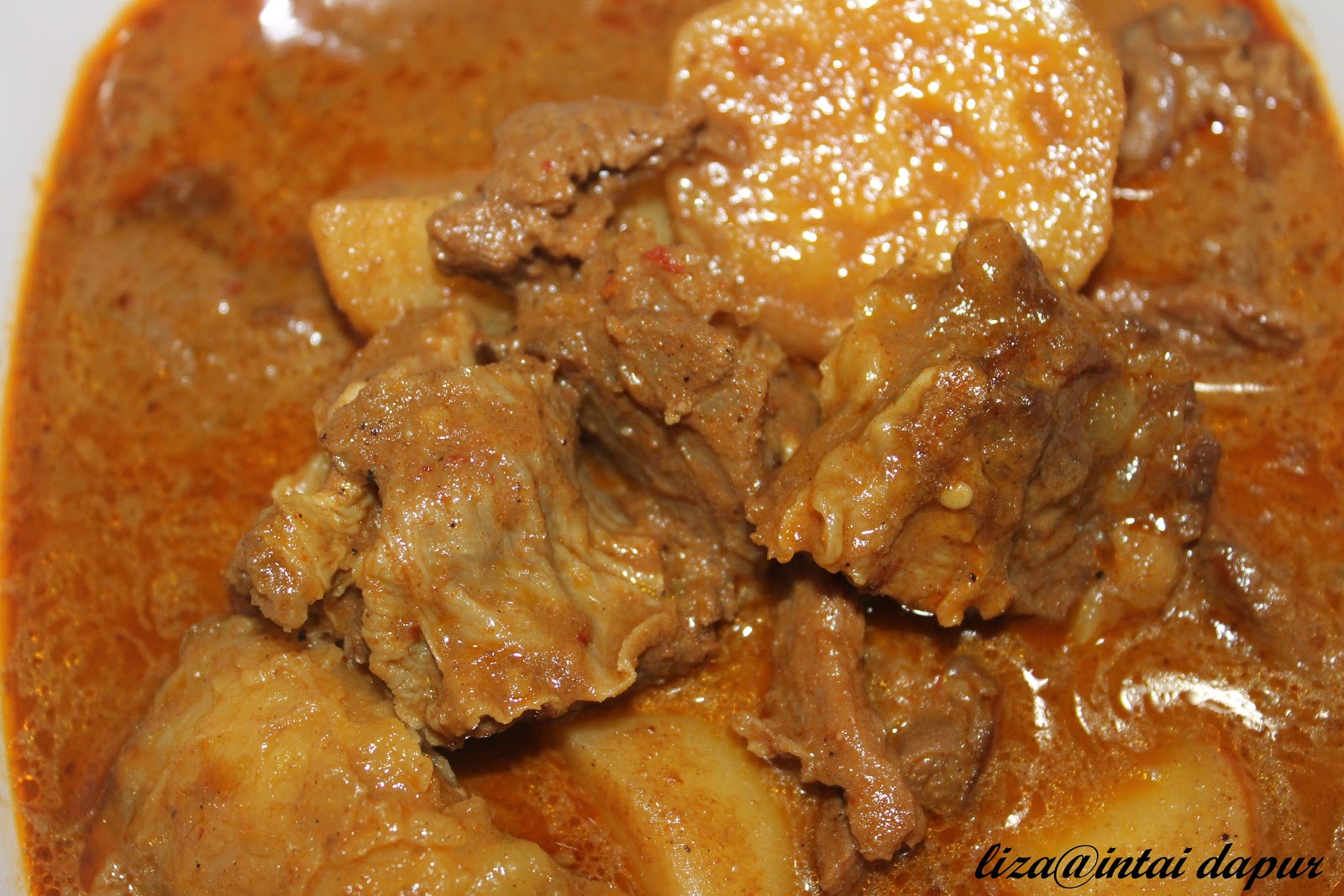 INTAI DAPUR: Daging Gulai Kawah Di Dlm Kuali