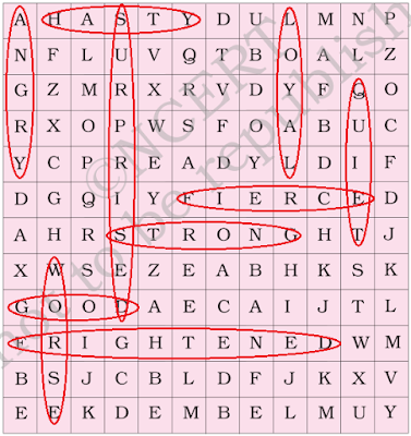 Word Finding Table Answer Chapter 2 