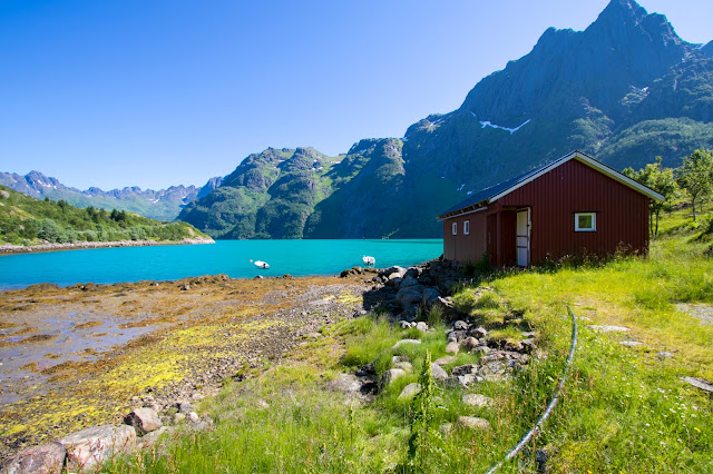 Strada tra Narvik e Svolvaer-Isole Lofoten