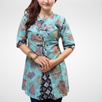 Pakaian Baju Model  Pakaian Kemeja  Batik  Wanita  Terbaru