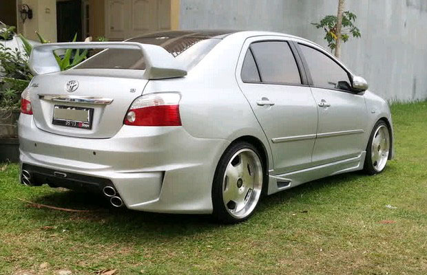  Modifikasi  sedan  toyota vios 