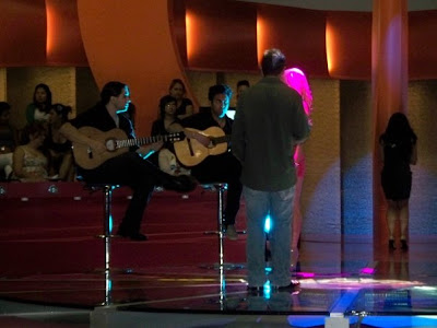 Here is the video of the TV show 12 Corazones that I performed on a few 